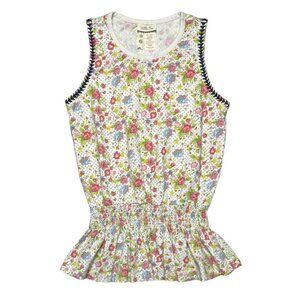 Matilda Jane Hello Lovely In The Garden Floral Tank Top Cream 8